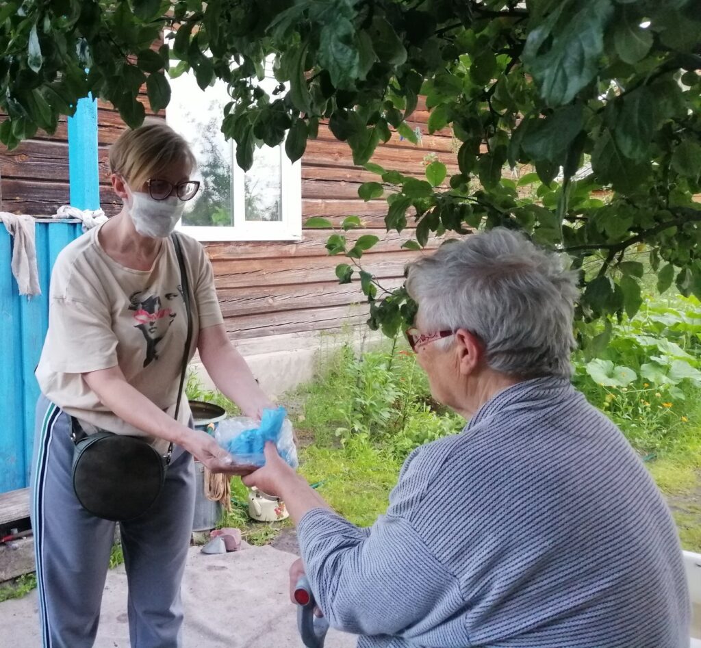 Праходзіць Акцыя "Прафілактычнай падтрымкі людзей ваеннага пакалення ва ўмовах пандэміі"